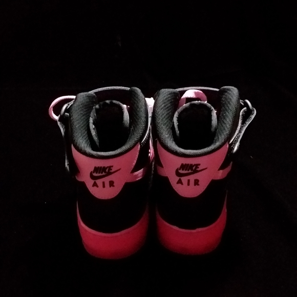 Nike Pink & Black Custom Air Force 1sπ - Picture 9 of 15